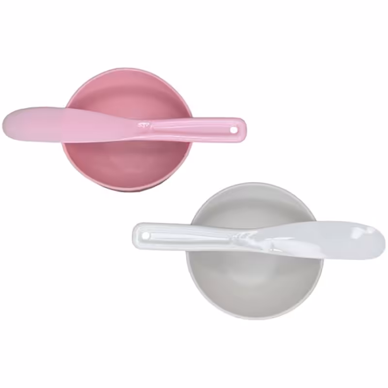 کاسه و کاردک پلاستیکی ماسک