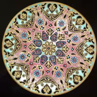 تندیس رومیزی30سانتی سفالی باتکنیک زیبای پرشنگ باوزن1کیلوگرم