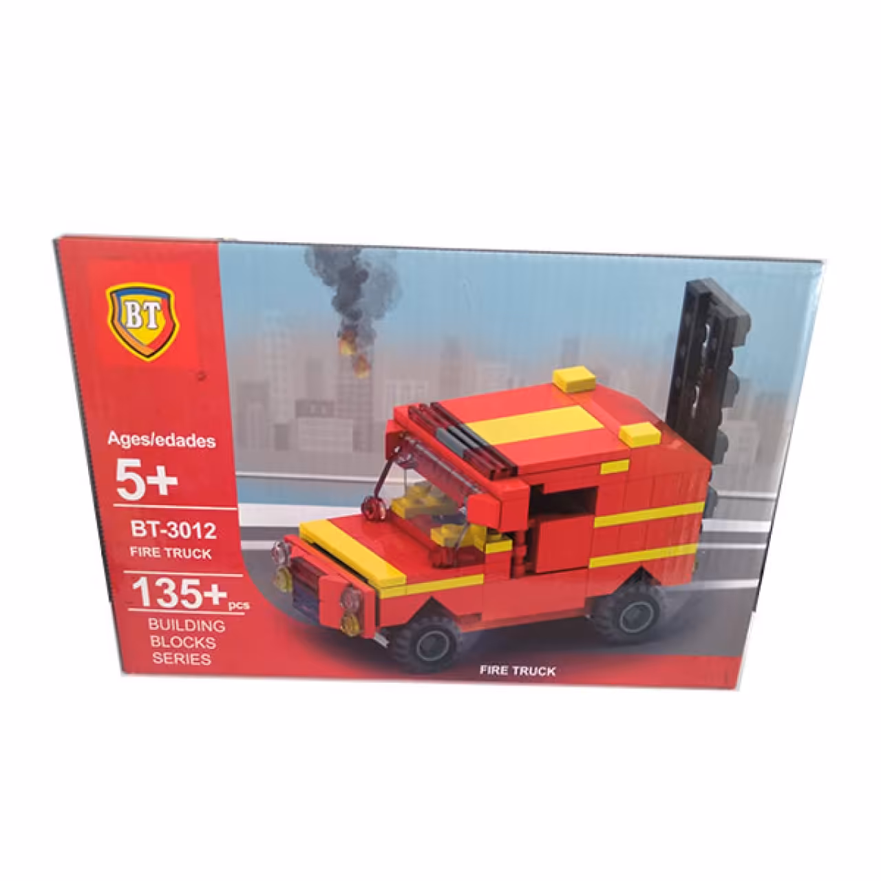 ساختنی طرح ماشین آتش نشانی مدل FIRE TRUCK-BT3012