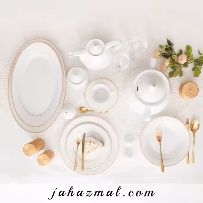 سرویس چینی زرین طرح سپینود 108 پارچه