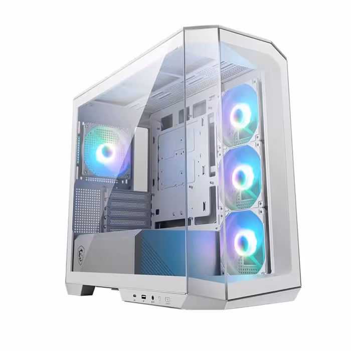 کیس گیمینگ ام اس آی سفید Case MSI MAG PANO M100R PZ WHITE