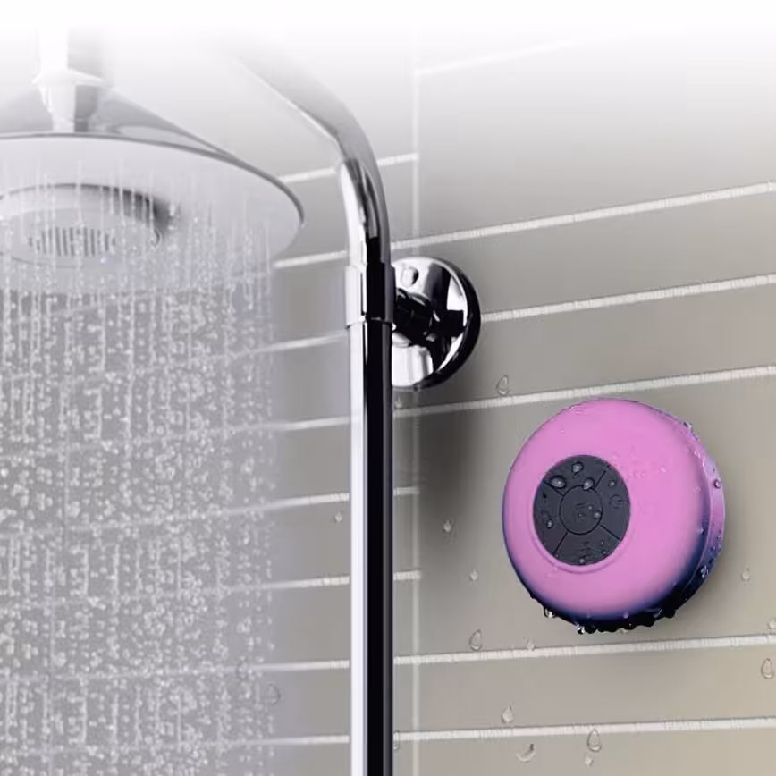 اسپیکر بلوتوثی ضدآب مناسب حمام با قابلیت مکالمه