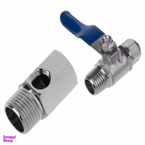 شیر ورودی تصفیه کننده آب خانگی مدل 002 به همراه سه راهی