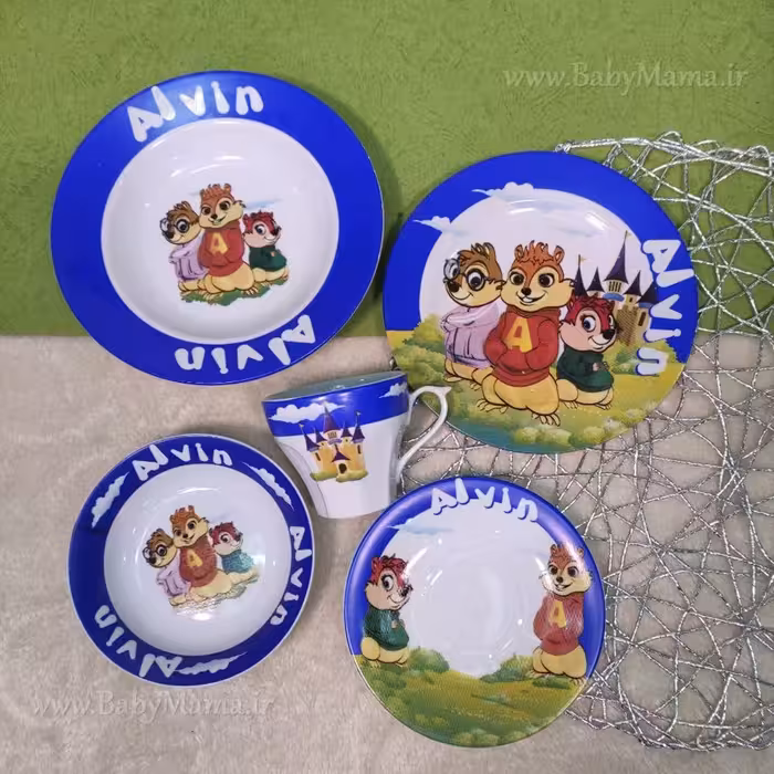 سرویس چینی 4 پارچه گرد مقصود مدل Alvin