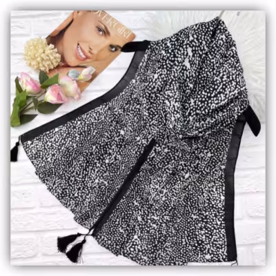 شال مشکی دونه برفی