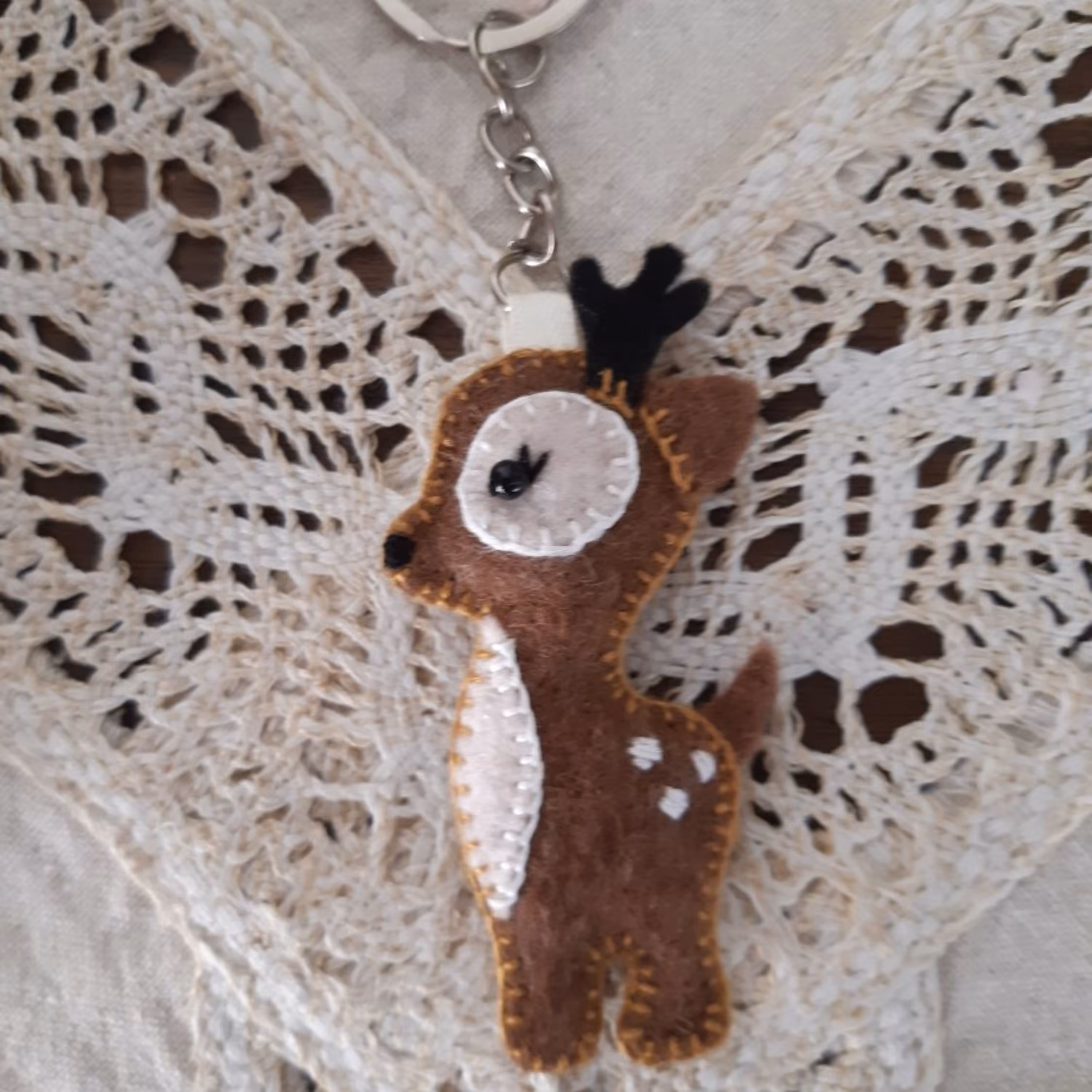 جاکلیدی نمدی فانتزی مدل آهو