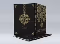 طرح جلد دفتر لاکچری | گرافیک با طعم تربچه