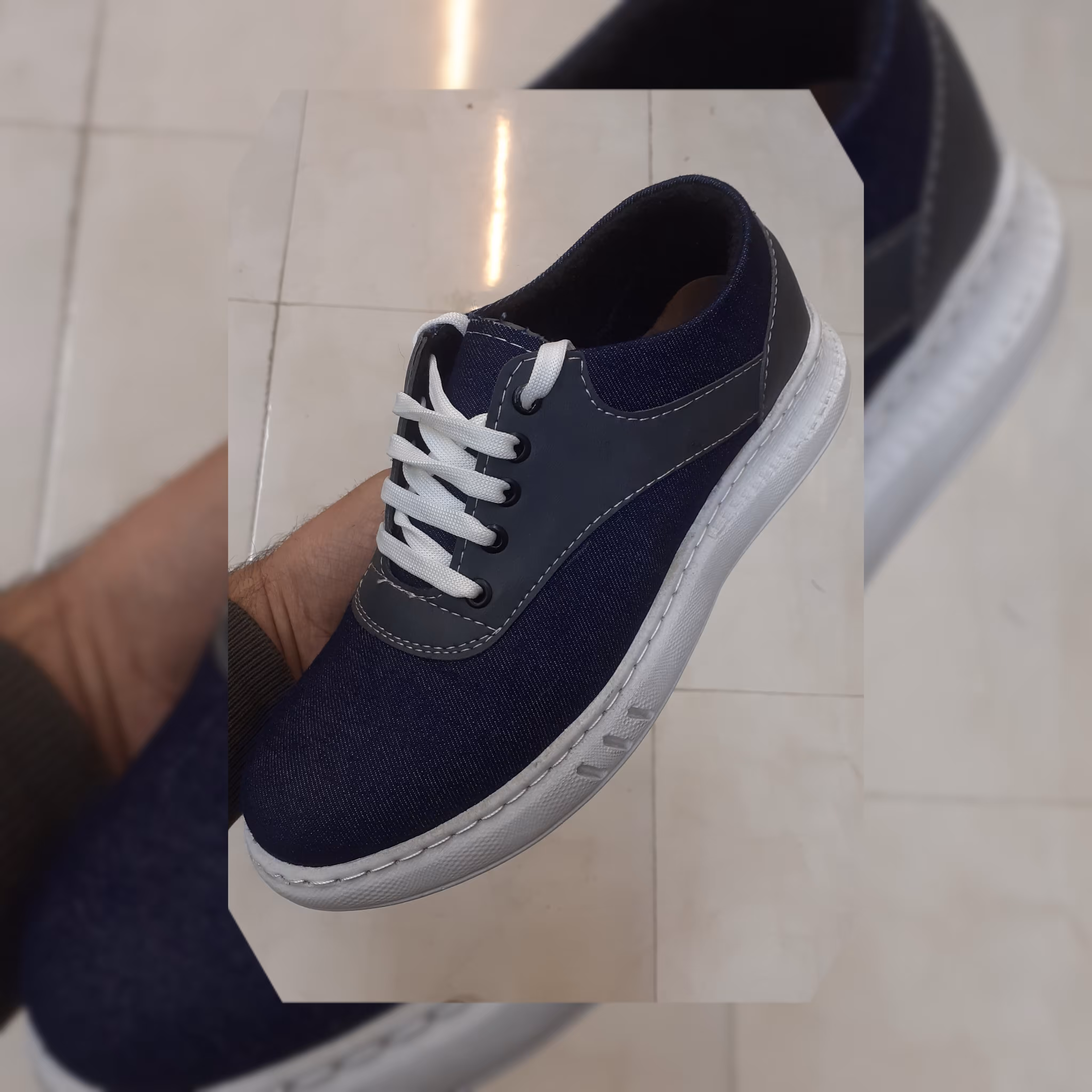 ونس راحتی مردانه (رویه پارچه ی لی و چرم مصنوعی با کیفیت)