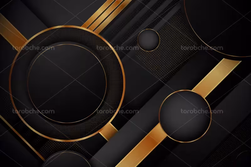 وکتور بک گراند لاکچری طلایی مشکی | گرافیک با طعم تربچه