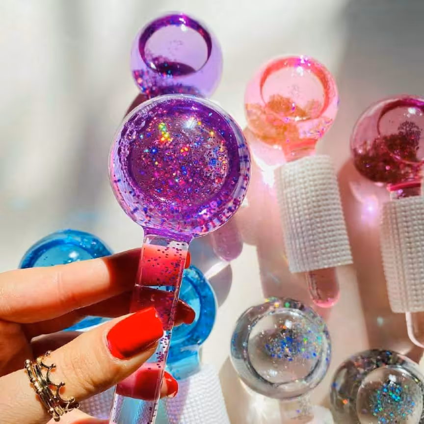 آیس گلوب(گوی یخی)ماساژور صورت