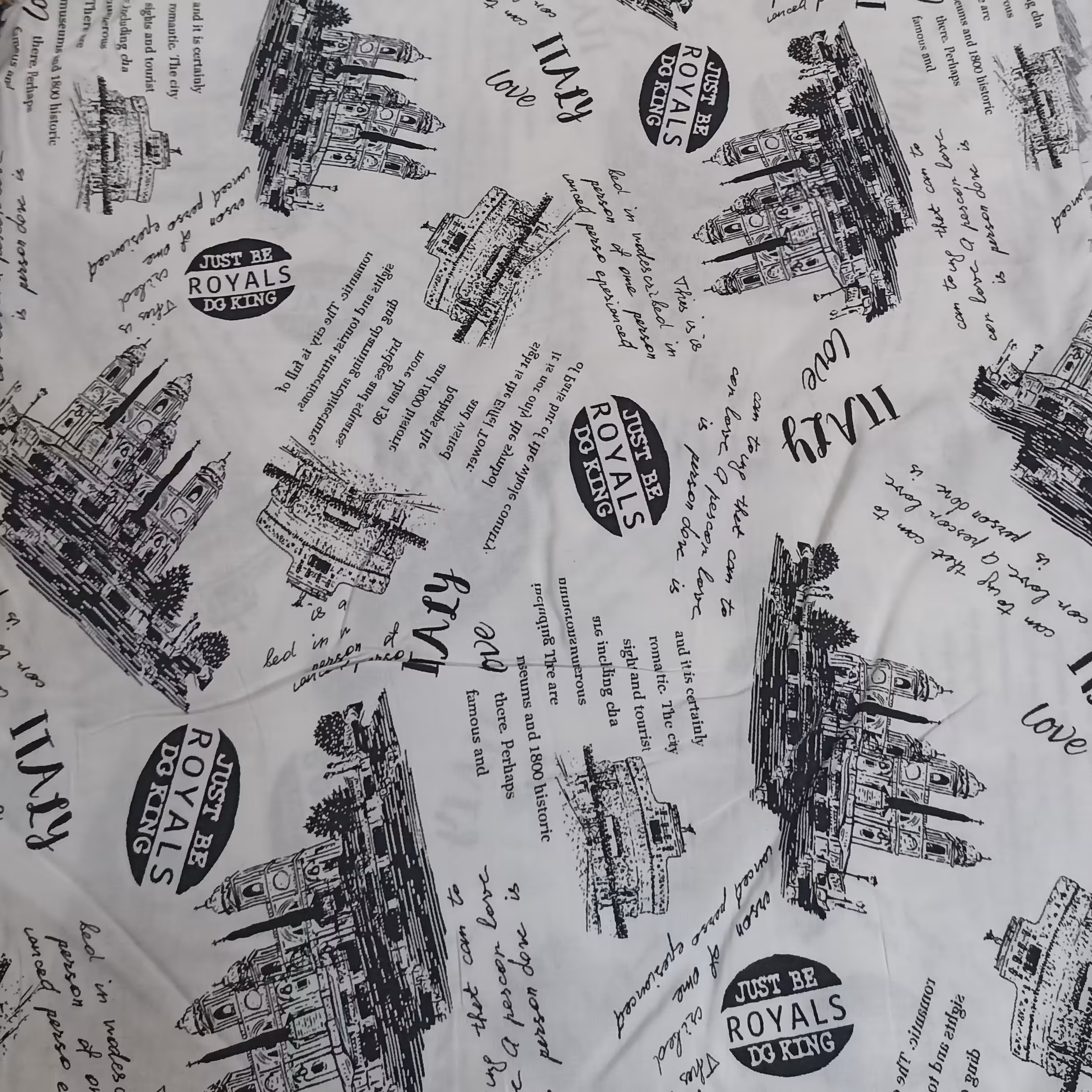 پارچه نخی طرح کشتی 