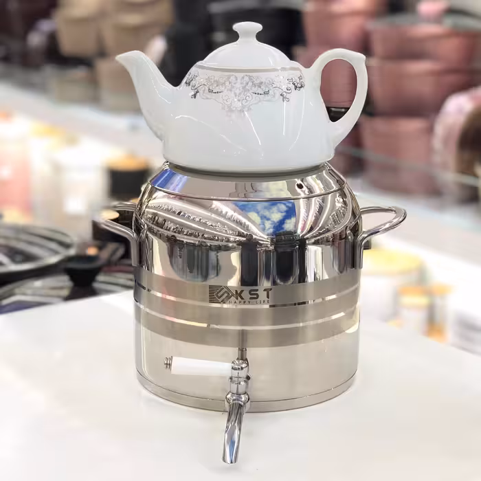 کتری قوری استیل شیردار KST-4020 