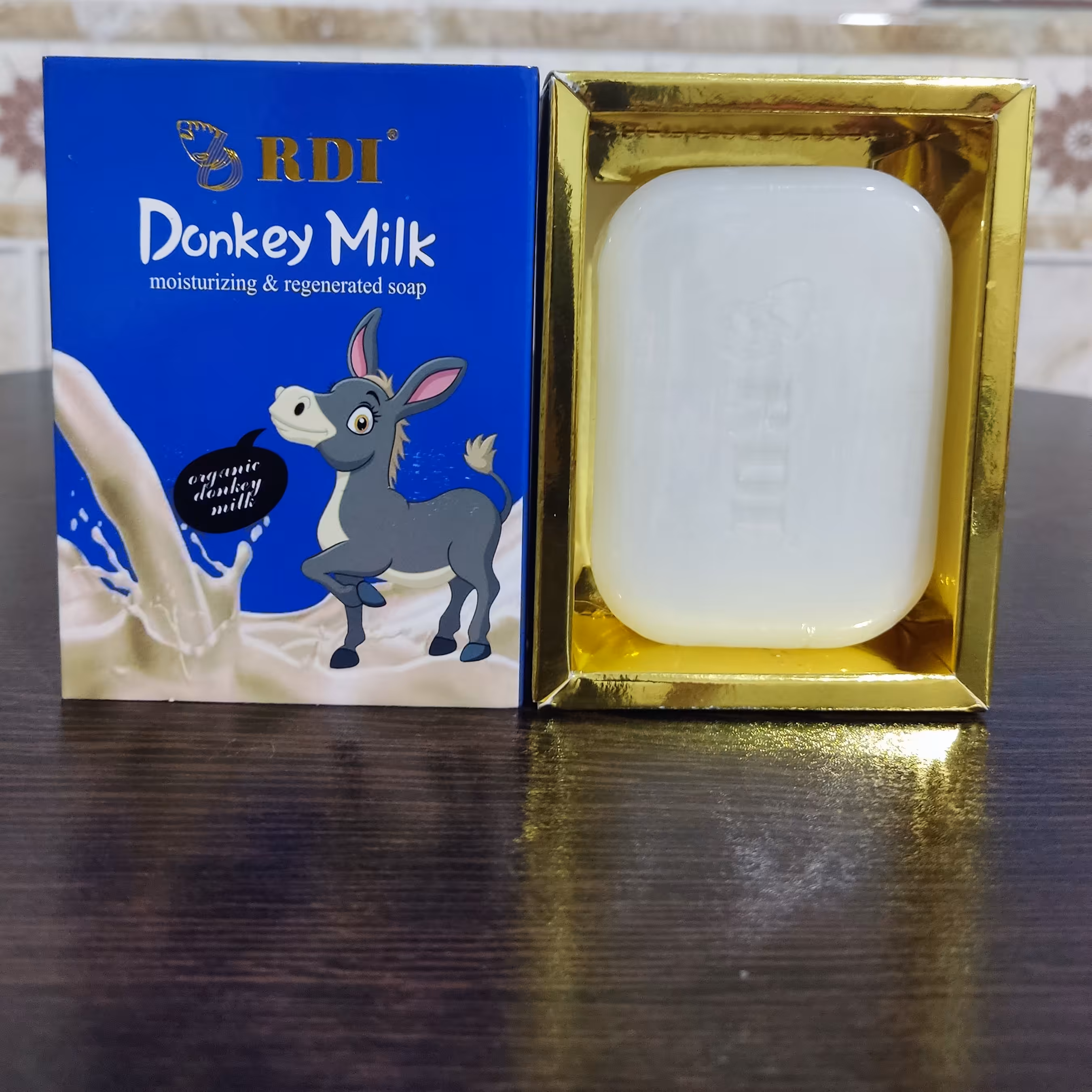 صابون شیر الاغ RDI مرطوب کننده و بازسازی کننده ضد لک و روشن کننده صابون شیر الاغ 