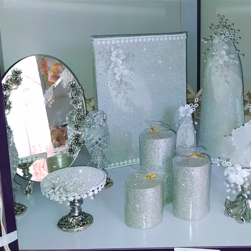 ست باکلاس بله برون لمه نقره ای