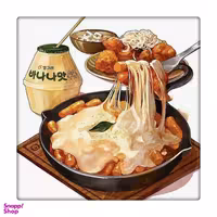 کاشی طرح غذای کره ای کد 2947637