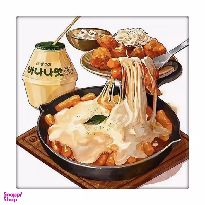 کاشی طرح غذای کره ای کد 2947637