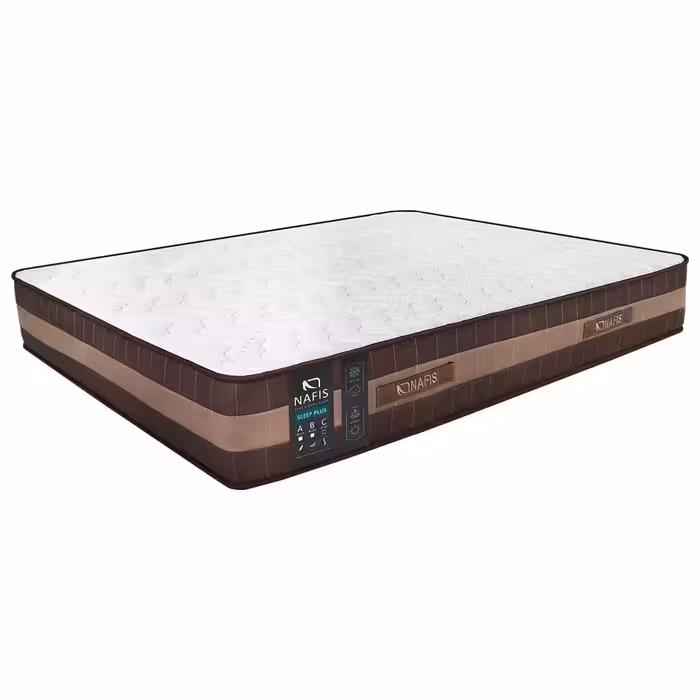 تشک دو نفره نفیس مدل اسلیپ پلاس C سایز 160*200 سانتیمتر