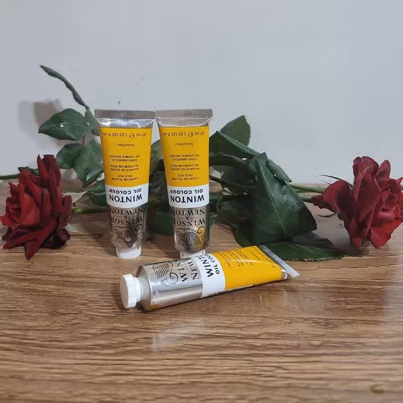 رنگ روغن وینزور اند نیوتن سری وینتون 37 میل کد CADMIUM YELLLOW PALE HUE 8