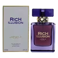 ادو پرفیوم زنانه جوهان بی مدل RICH ILLUSION حجم 85 میلی لیتر