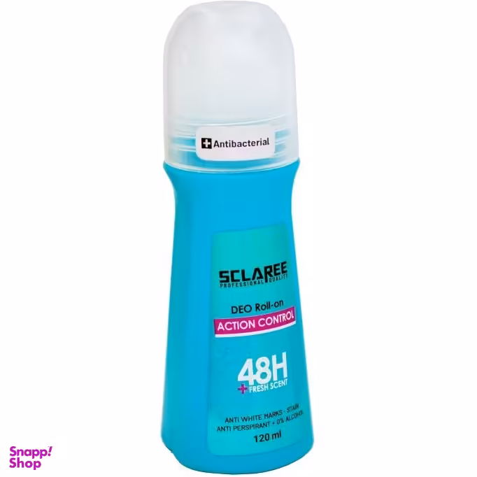 رول ضد تعریق اسکلاره مدل Action control رنگ آبی کد 04 حجم 120 میلی لیتر