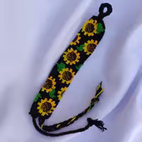 دستبند طرح آفتابگردان