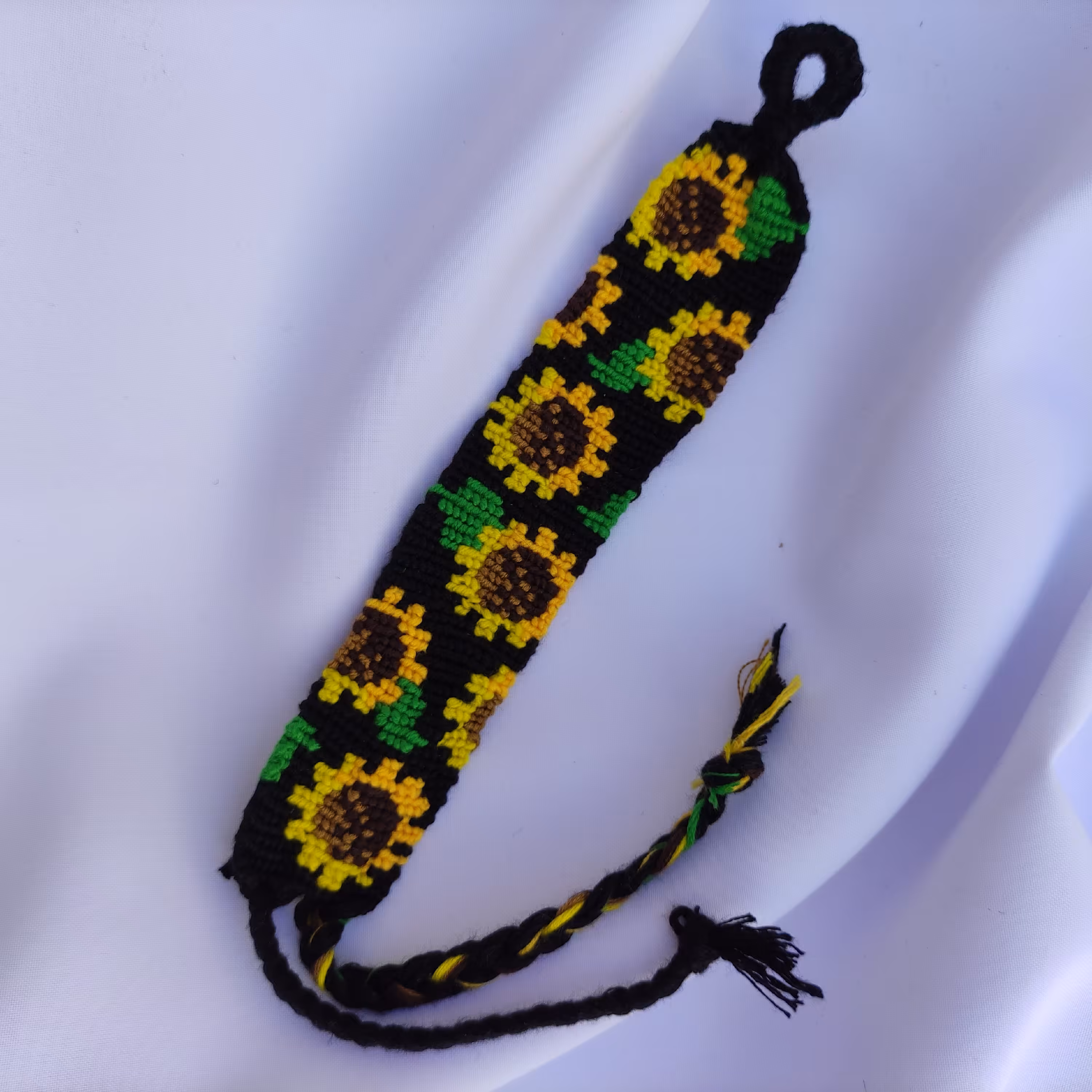 دستبند طرح آفتابگردان