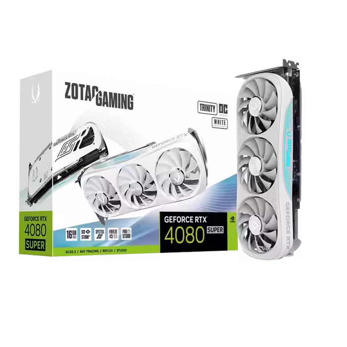 کارت گرافیک ZOTAC GAMING RTX 4080 SUPER Trinity OC White Edition 16GB | آی تی هوم