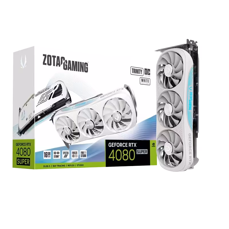 کارت گرافیک ZOTAC GAMING RTX 4080 SUPER Trinity OC White Edition 16GB | آی تی هوم