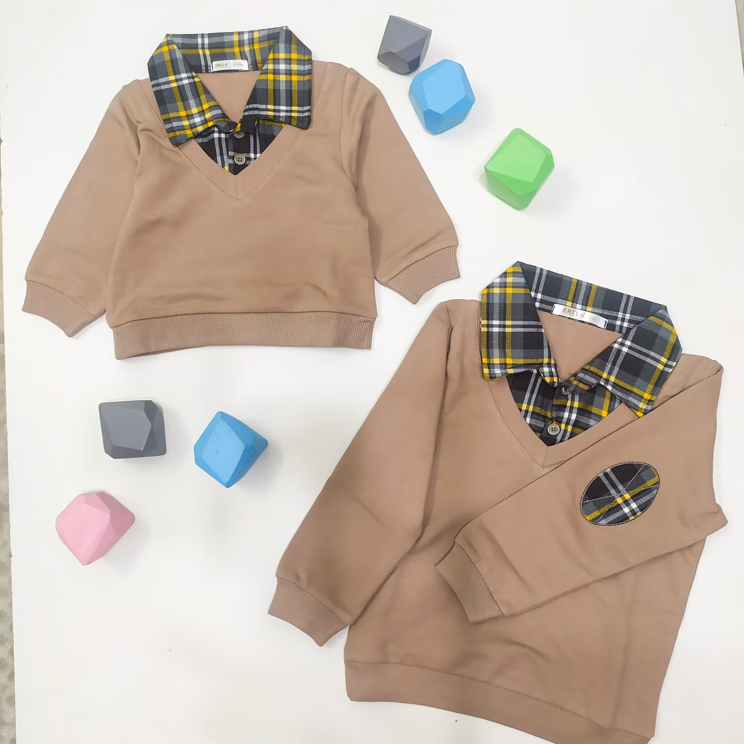 بلوز دویقه پسرانه دورس پاییزی 12 ماه تا 8 سال 