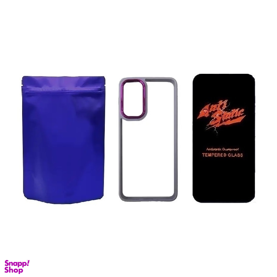 کاور موبایل مدل M-B New Skin مناسب سامسونگ Galaxy A15 به همراه محافظ صفحه نمایش Anti Static