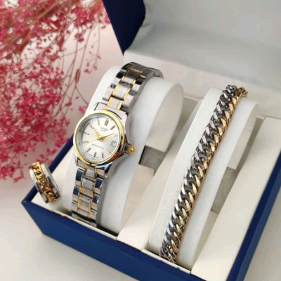 ساعت مچی زنانه کاسیو بند استیل Casio