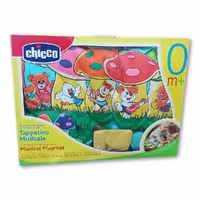 تشک بازی چیکو اصل  موزیکال با صدای حیوانات و موزیکهای متنوع و سایز بزرگ و نرم و راحت    Chicco