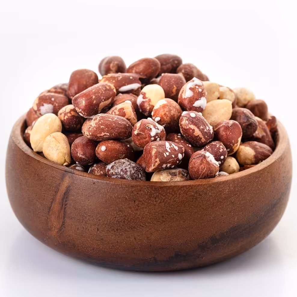 مغز بادام زمینی دو آتشه خال نمکی 500 گرمی لوبلی