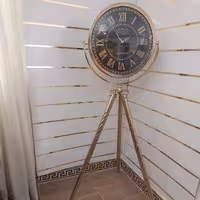 ساعت جدید ایستاده تلسکوپی 3پایه فلز آبکاری فورتیک s100  مظفری