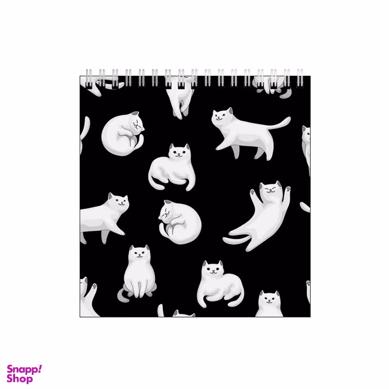 دفتر طراحی ۶۰ برگ طرح آکروبات گربه ای کد 1869567