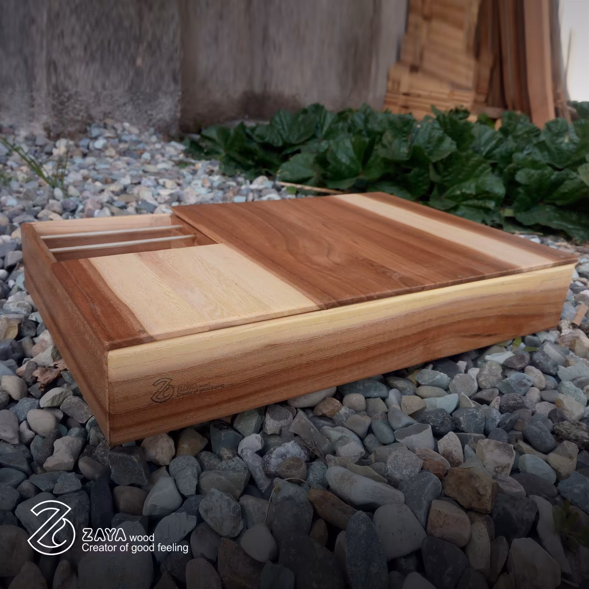 جعبه چای و دمنوش ساخته شده از چوب نارون قابل ارائه در سایزها و طرح های مختلف