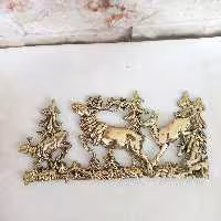 جاکلیدی برنزی مدل گوزن