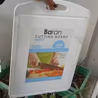 تخته گوشت سایز بزرگ برند معتبر باران مقاوم دربرابرخراشیدن شستشوی آسان کاملا نشکن