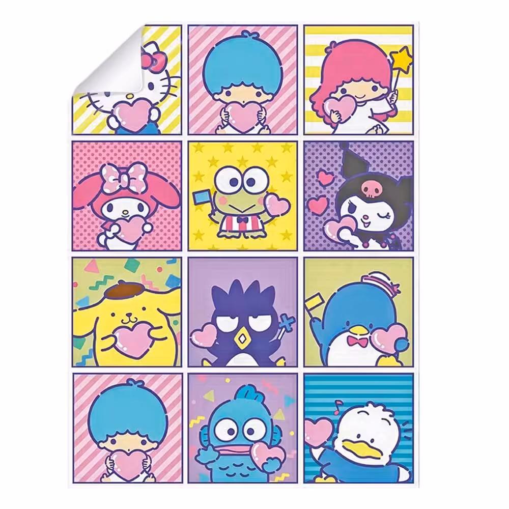 برچسب فانتزی طرح شخصیت های کارتونی 