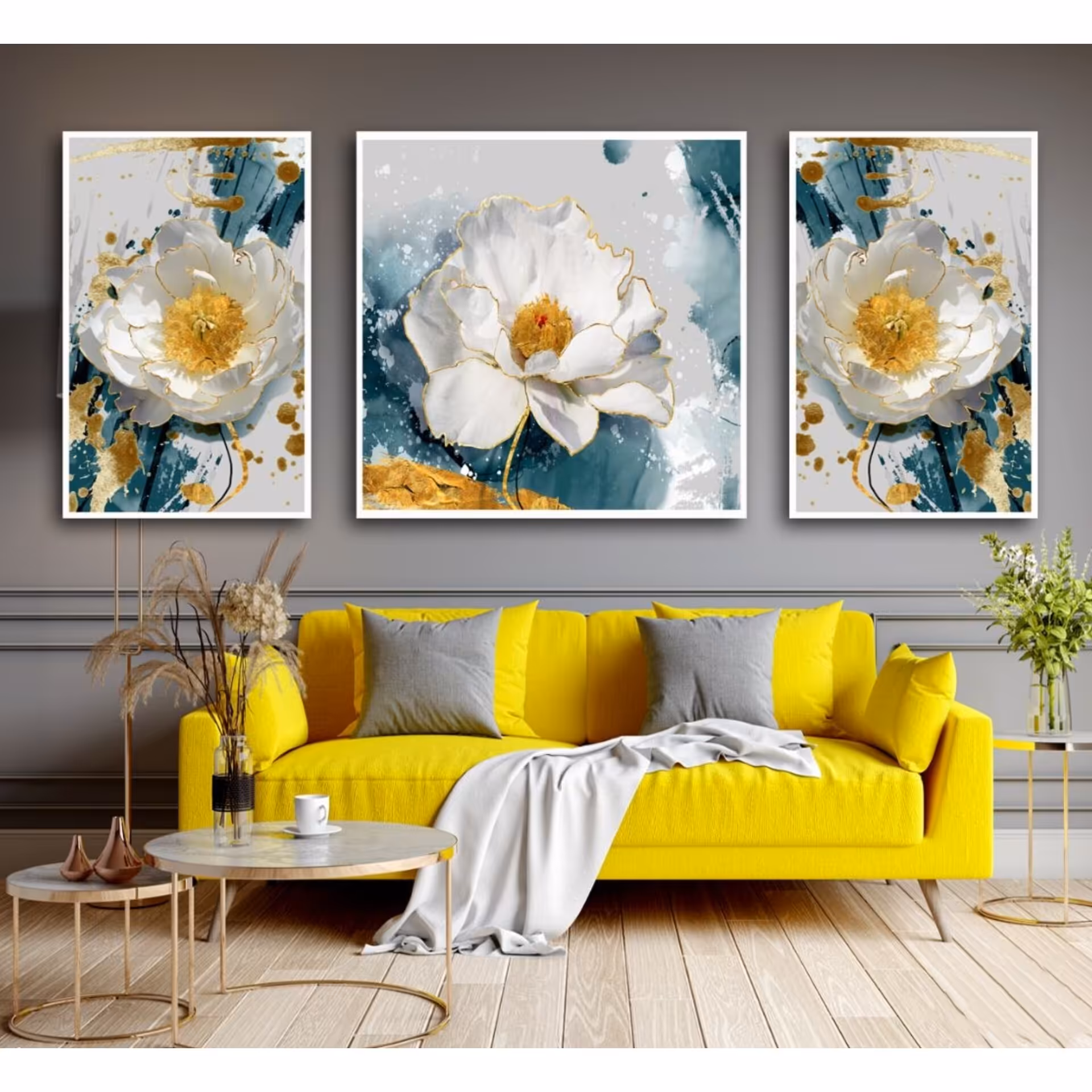 تابلو دکوراتیو 3تیکه کد 739