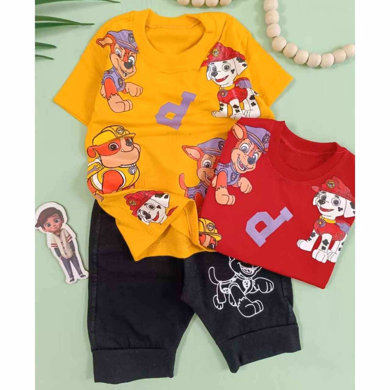 تیشرت و شلوارک  پسرانه سگهای نگهبان