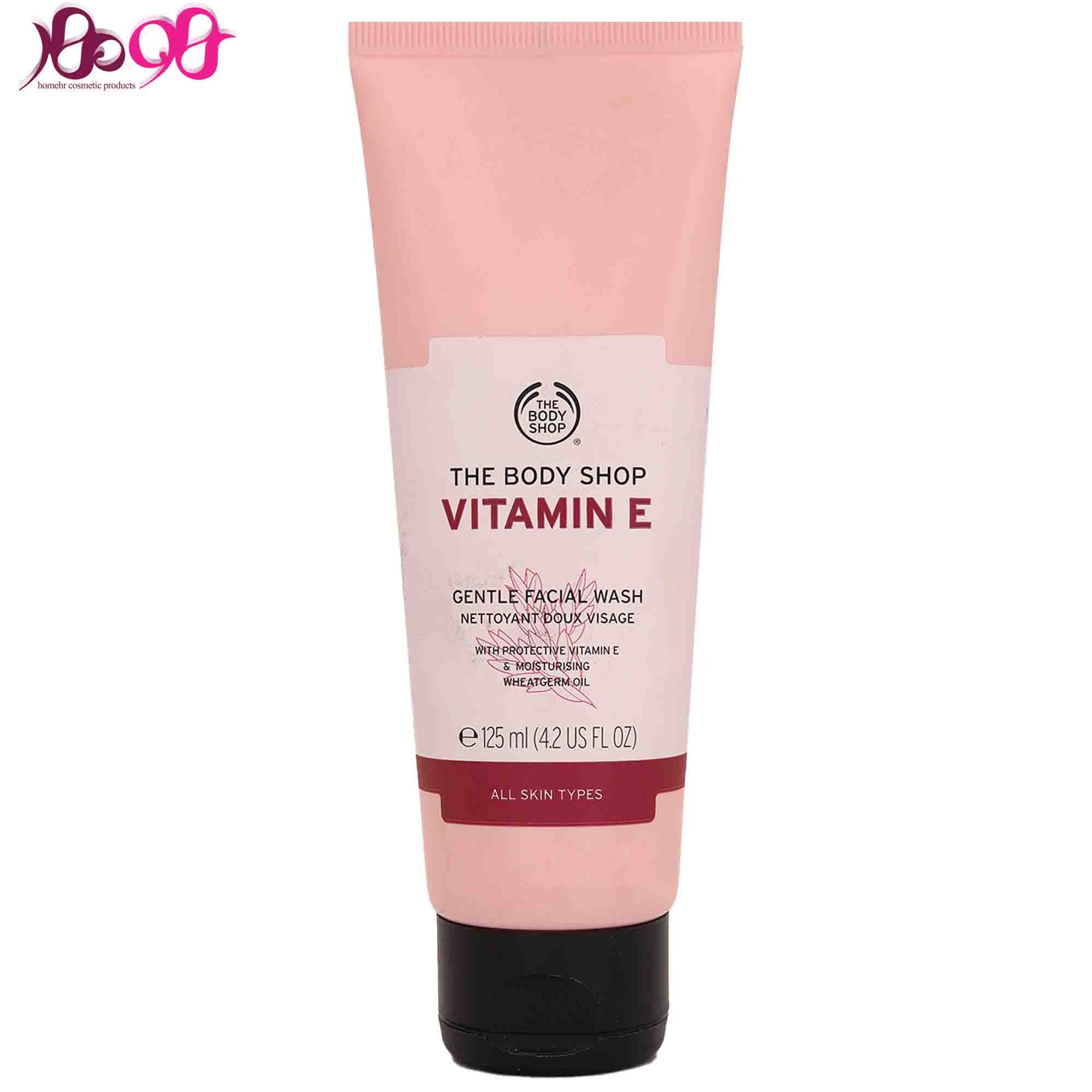 ژل شستشو صورت ویتامین E بادی شاپ 125 میل - The body shop