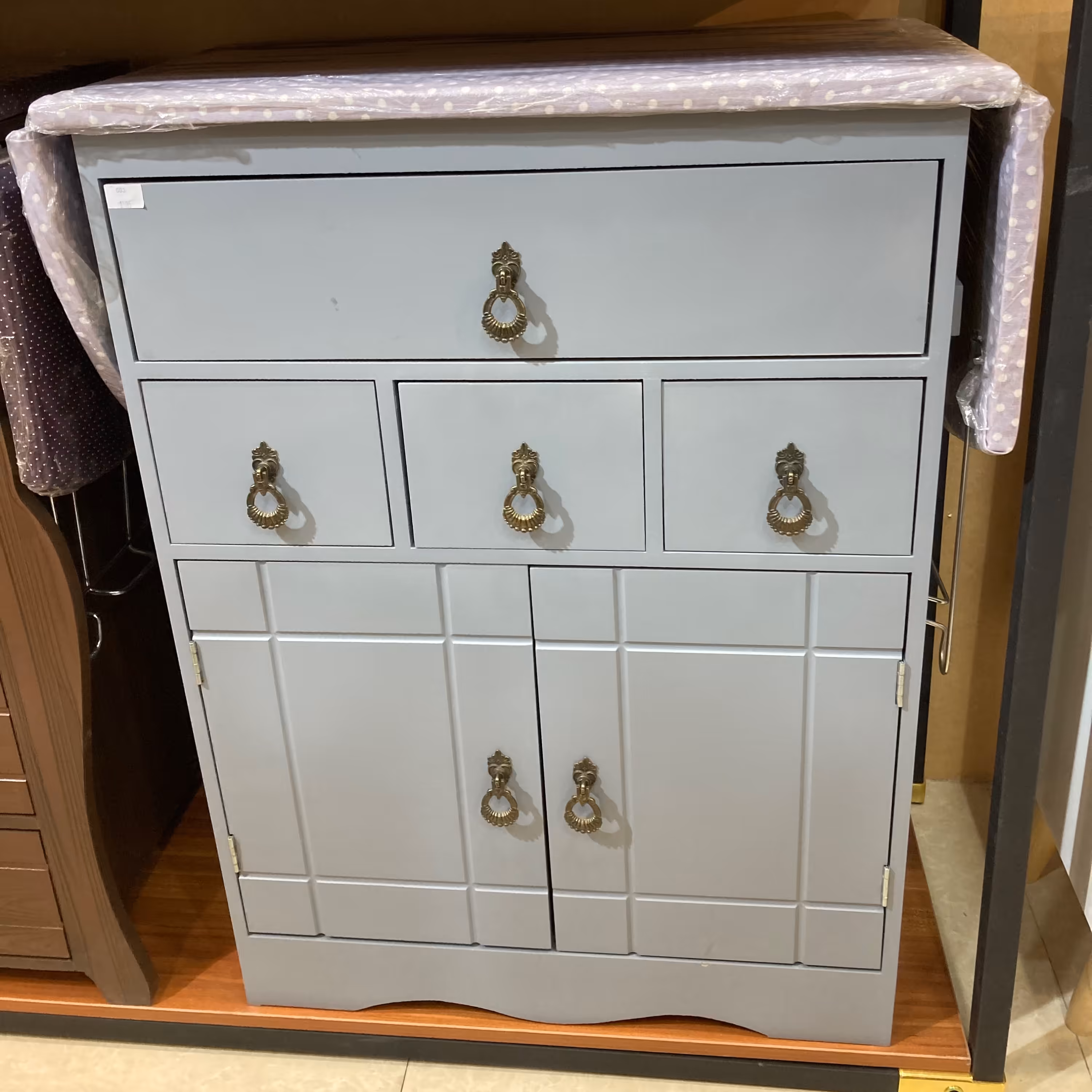 میز اطو و جای چرخ خیاطی دار 4 کشو کد 603 