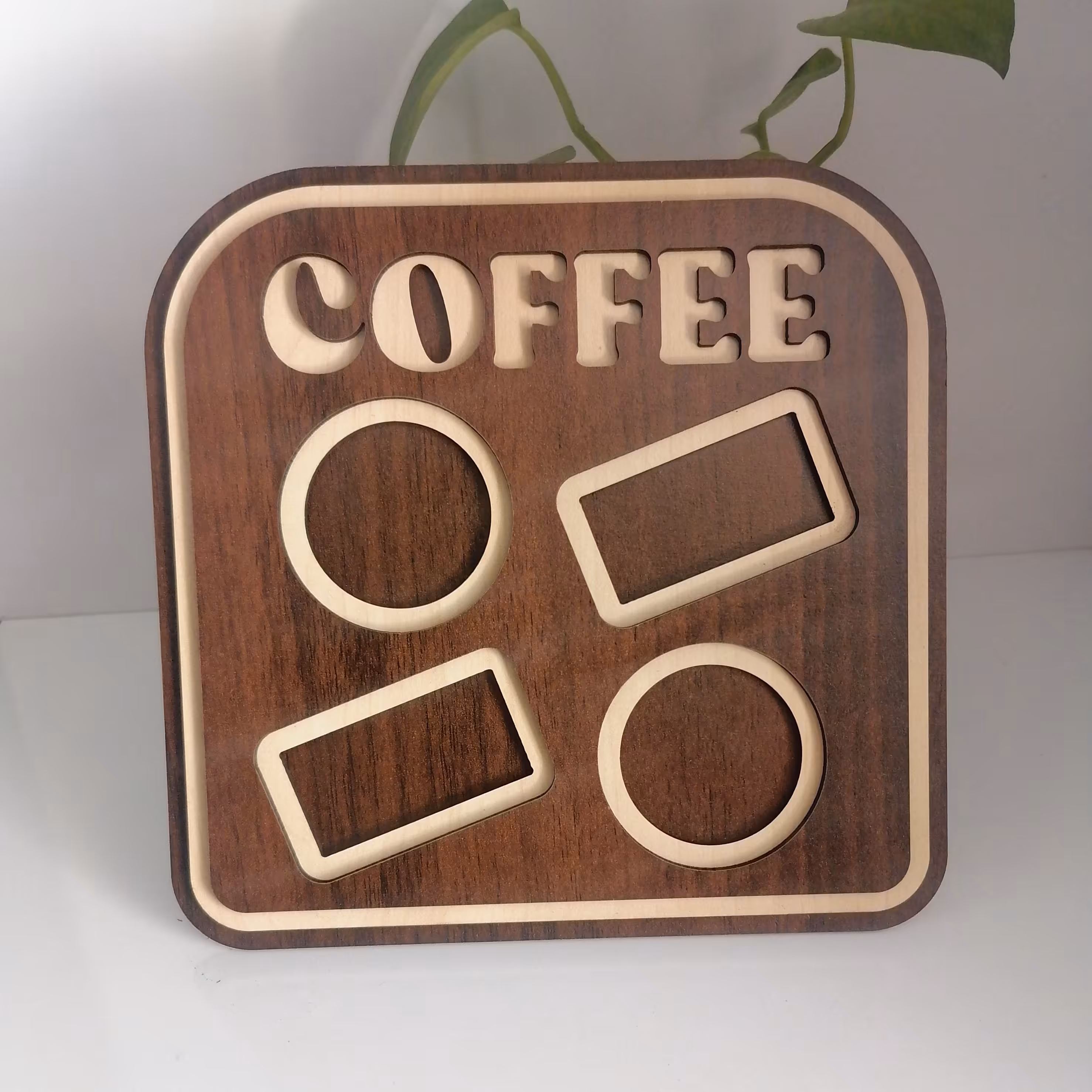 سینی دو کاپ سرو قهوه بسته 100 تایی 