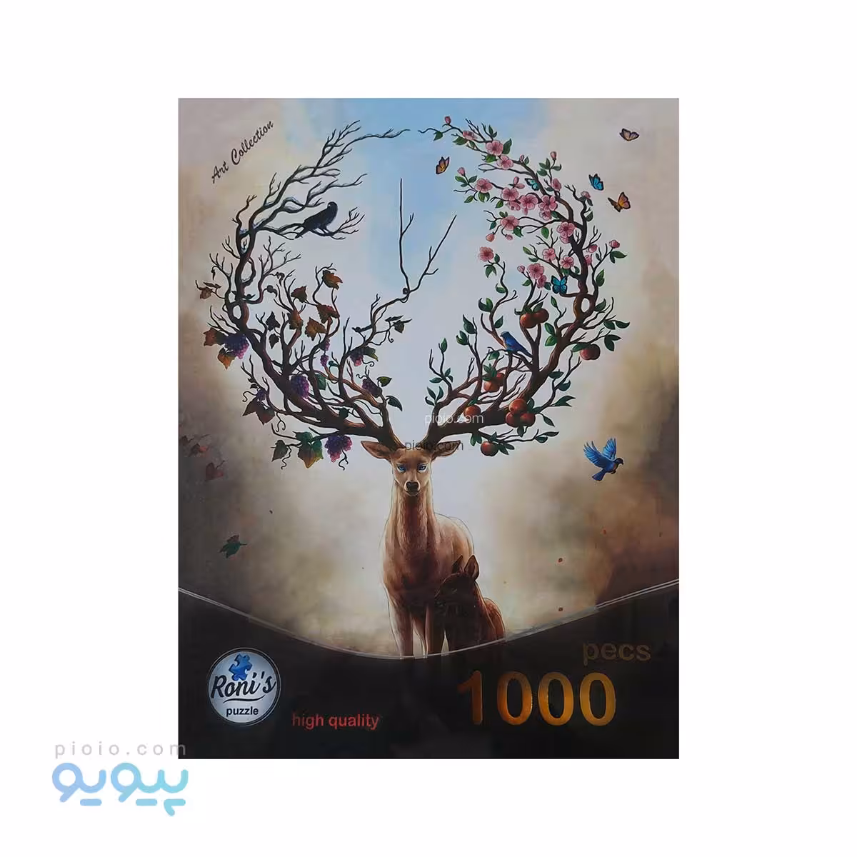 پازل 1000 تکه شکوفه گوزن آیتم 7730