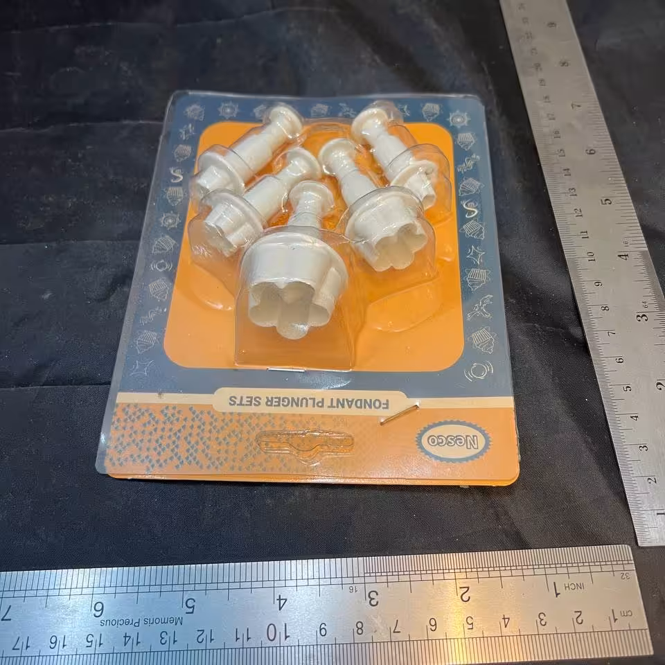 مهر فشاری طرح گل پنج پر -پک پنج عددی