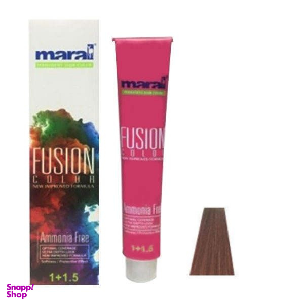 رنگ مو مارال (Maral) مدل Fusion شماره 6.681 حجم 100 میلیلیتر رنگ قهوه ای آکاژو