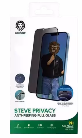 محافظ صفحه نمایش Green Lion مدل Steve Privacy مناسب برای iPhone 12 / 12 Pro
