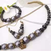 ست کرستال و10 خاکستری  کد:  swc2