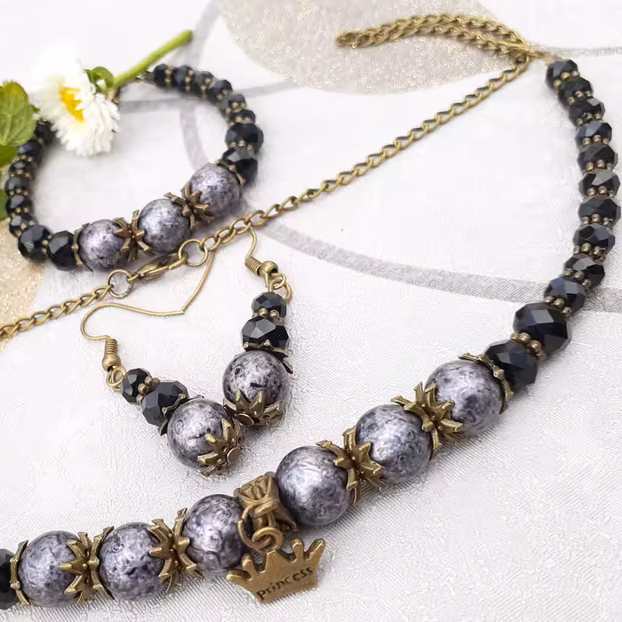 ست کرستال و10 خاکستری  کد:  swc2